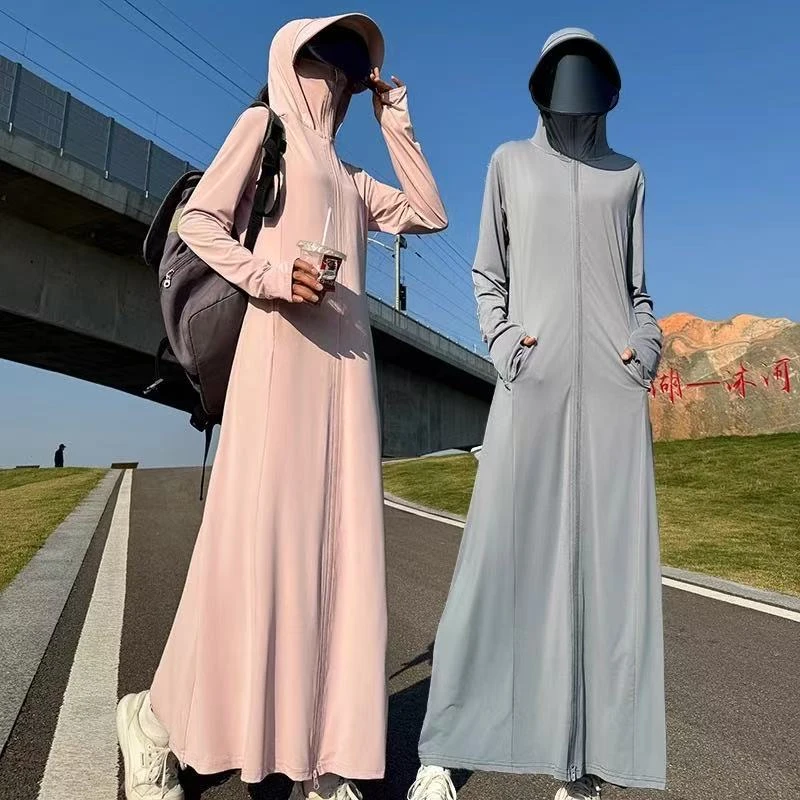 【可拆卸镜片】户外韩版新款夏季防紫外线长袖薄款透气防晒服罩衫