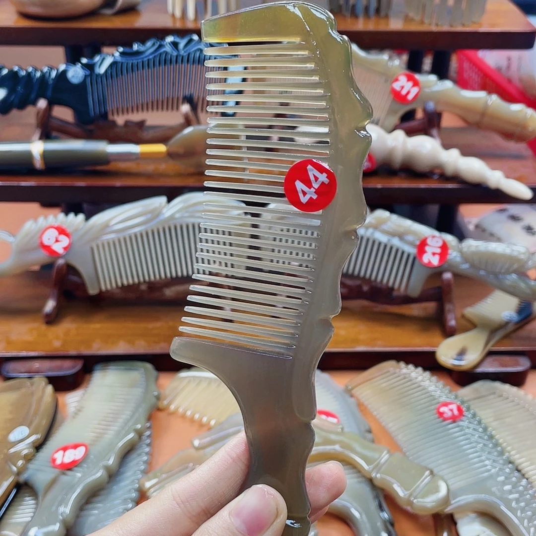 纯手工制作牛角梳44