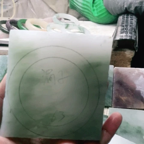 定制石英质玉涓*手镯63圈口
