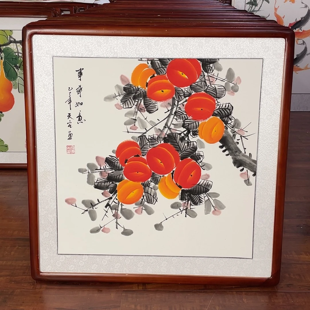 国画带框尺寸63*63厘米