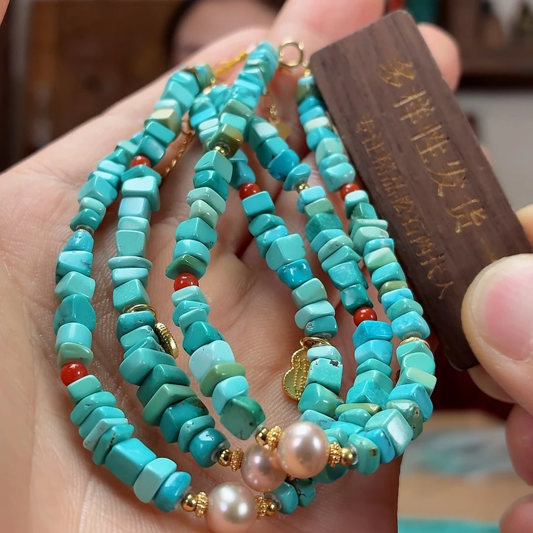 未镶嵌绿松石珠宝奇石