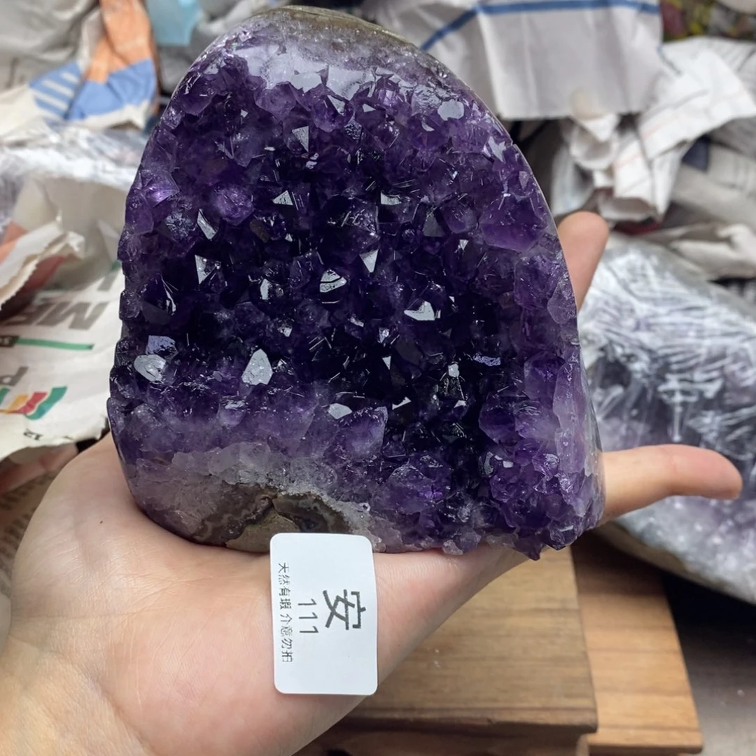 紫晶未镶嵌珠宝半成品
