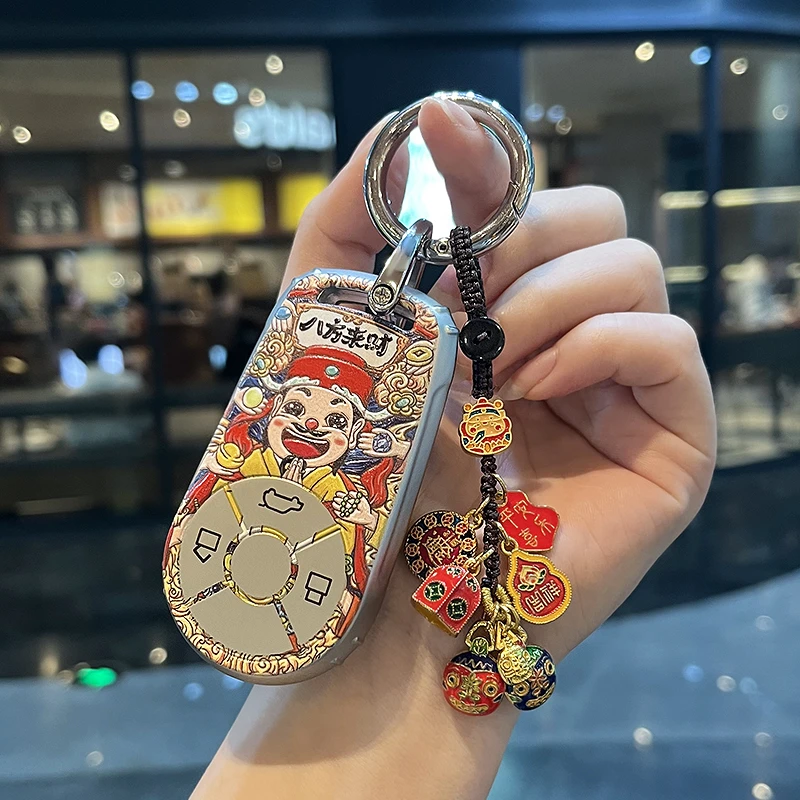 欧拉5钥匙套好猫黑猫白猫闪电猫好猫gt芭蕾猫女专用包扣国风款壳