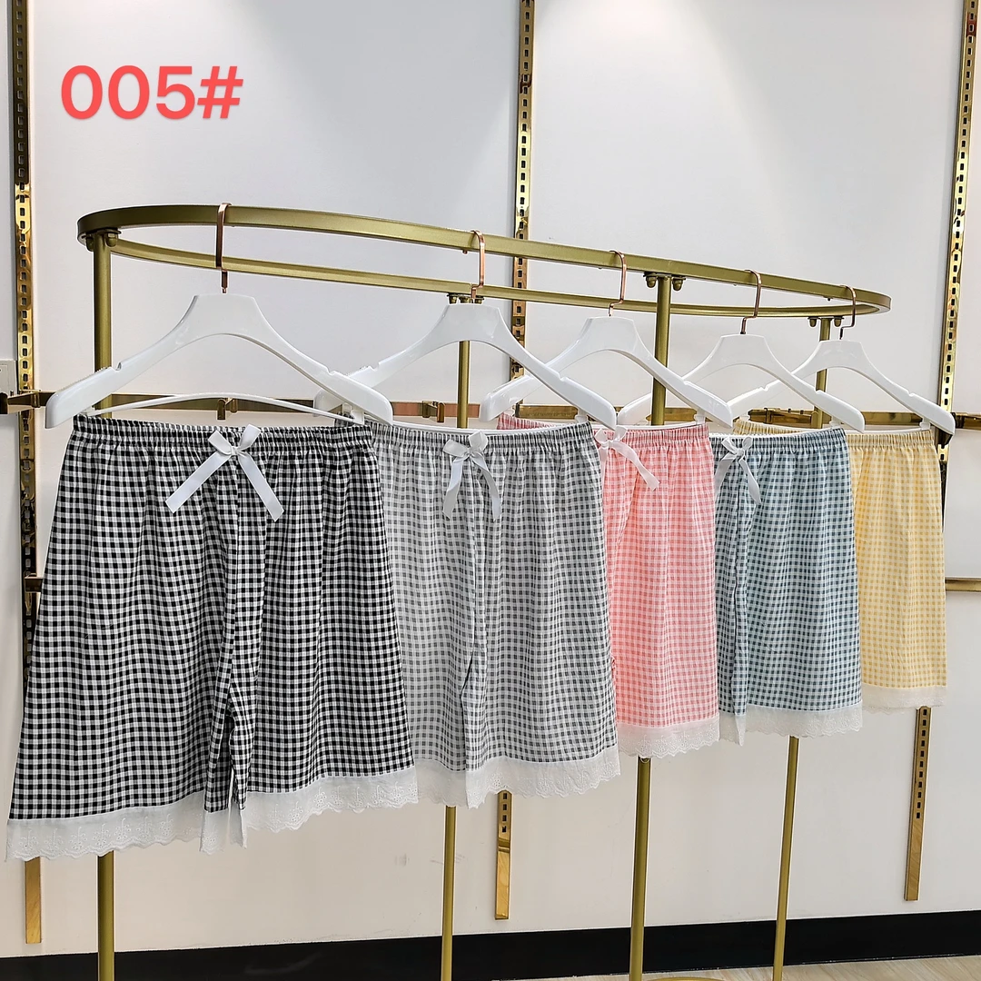 【500-699】2025夏季短裤女睡裤短款宽松薄款家居休闲遛弯裤睡裤