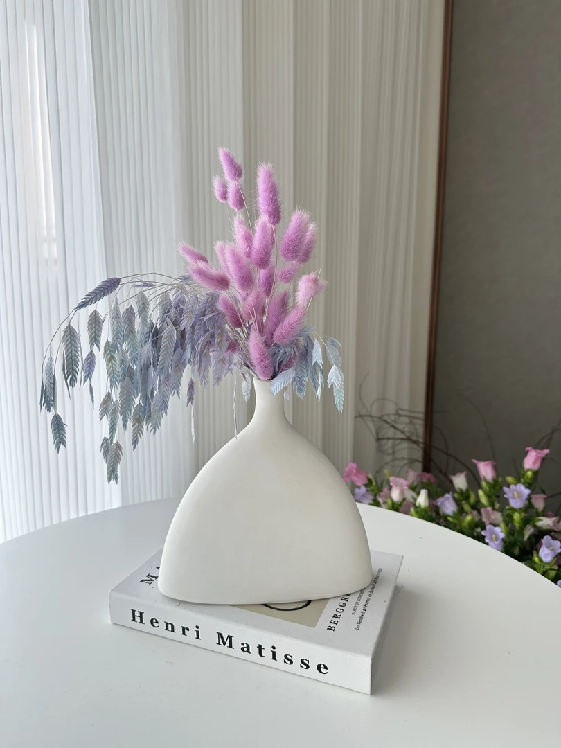 「风铃」玄关餐桌斗柜岛台客厅轻奢永生花摆件百搭花束家居装饰