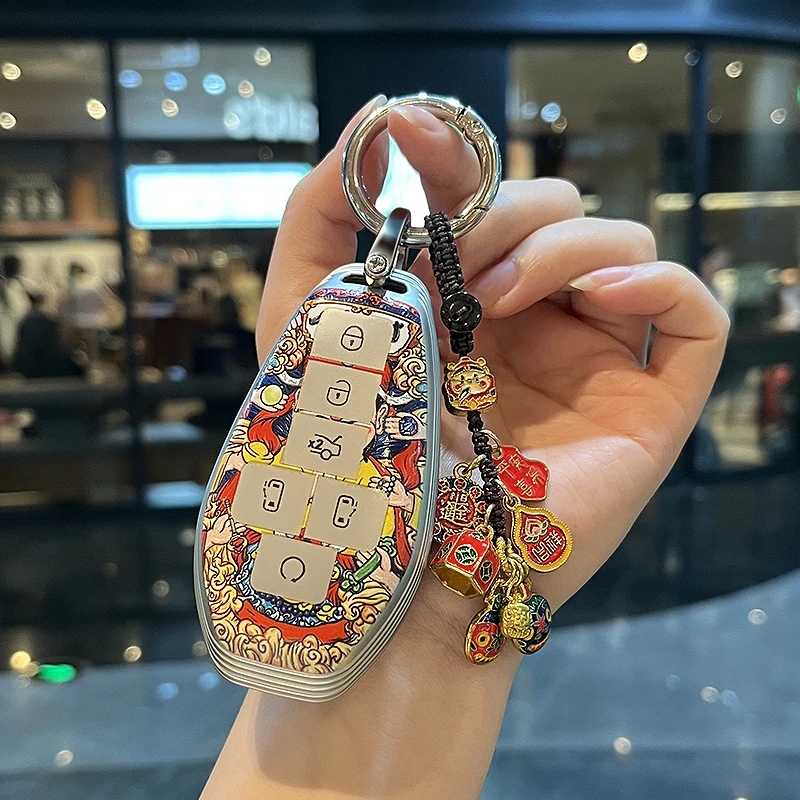 腾势钥匙套25款D9/Z9/Z9GT壳N7/N8/N9遥控保护扣卡片全包男女高档