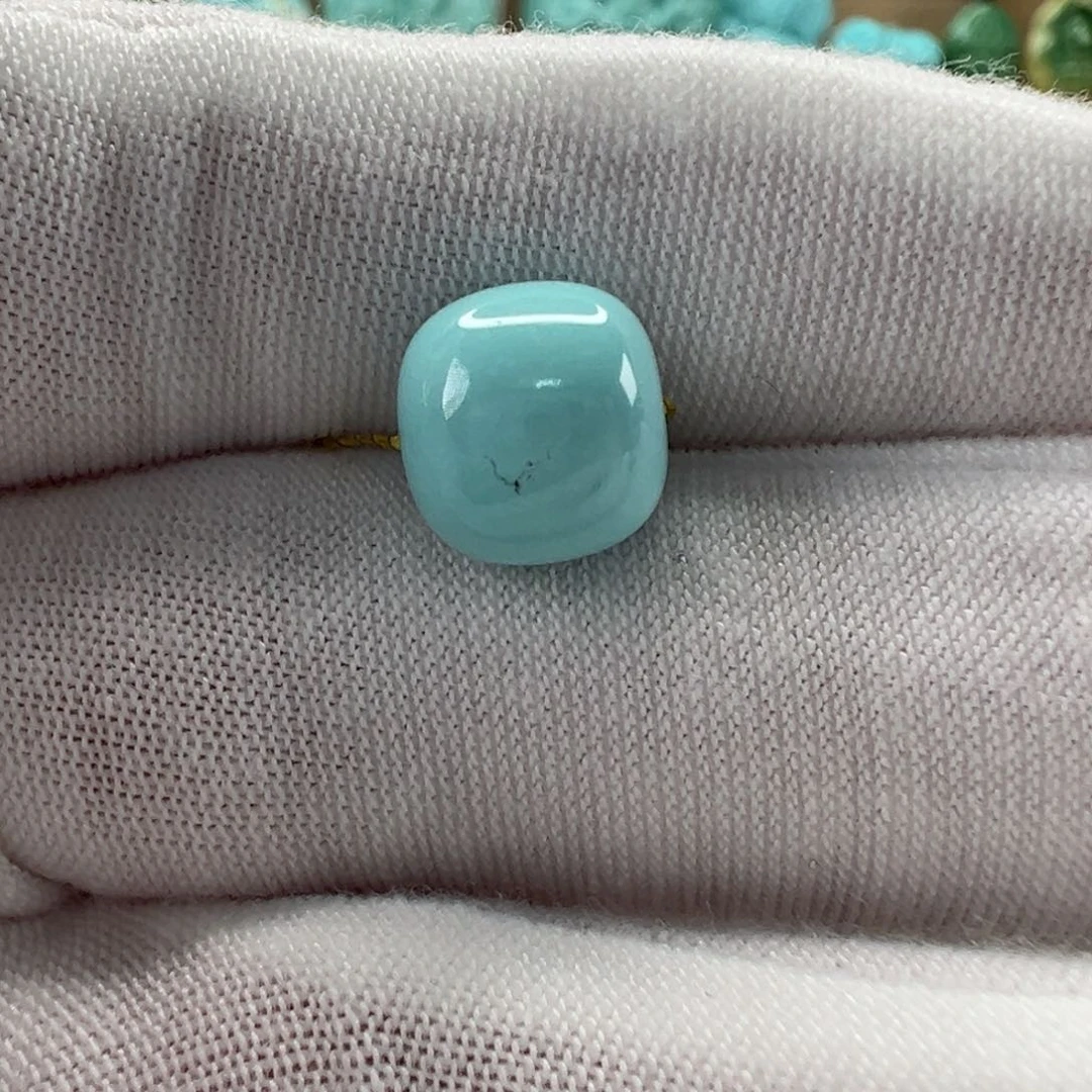未镶嵌绿松石老型珠9.5x8.8mm