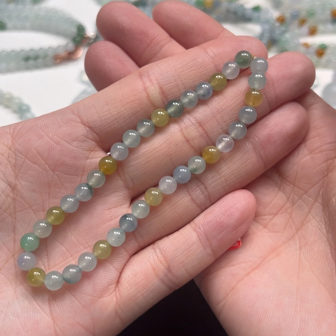 翡翠未镶嵌手串缅甸翡翠