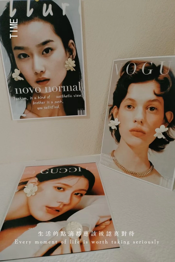 非金属陶瓷耳饰 陶瓷饰品手工工艺