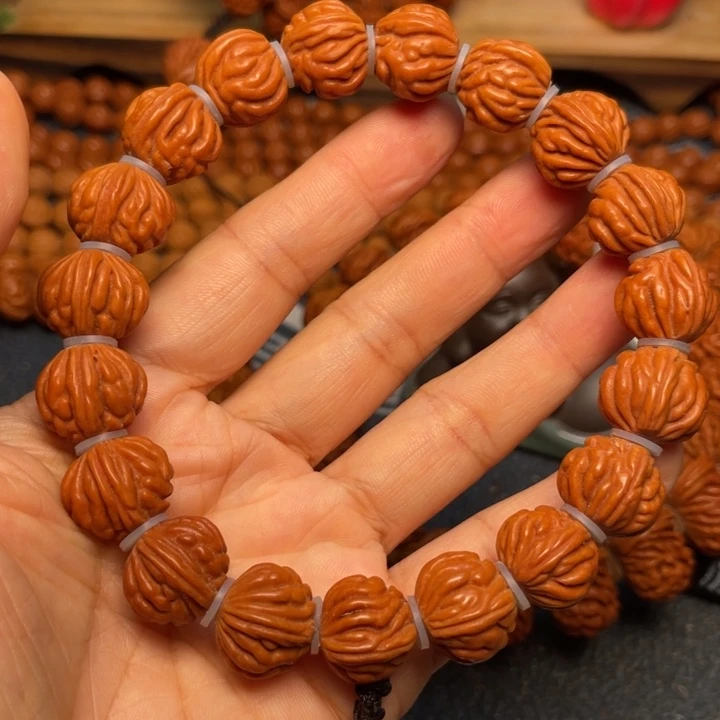 桃核手串龙纹桃核1