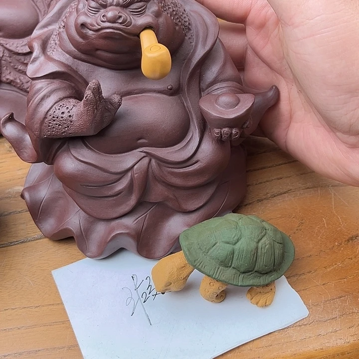 界***龙紫砂茶宠紫砂微瑕