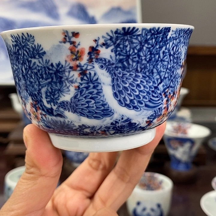 杯景德镇手工手绘陶瓷，高亮兴老师作品