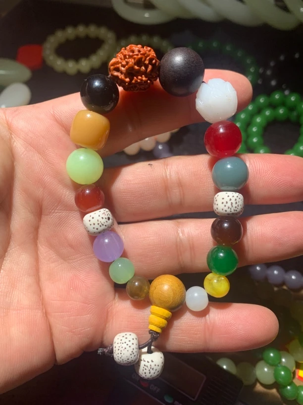 典藏 精品时尚多宝色DIY珠串手工定制 拍一发一