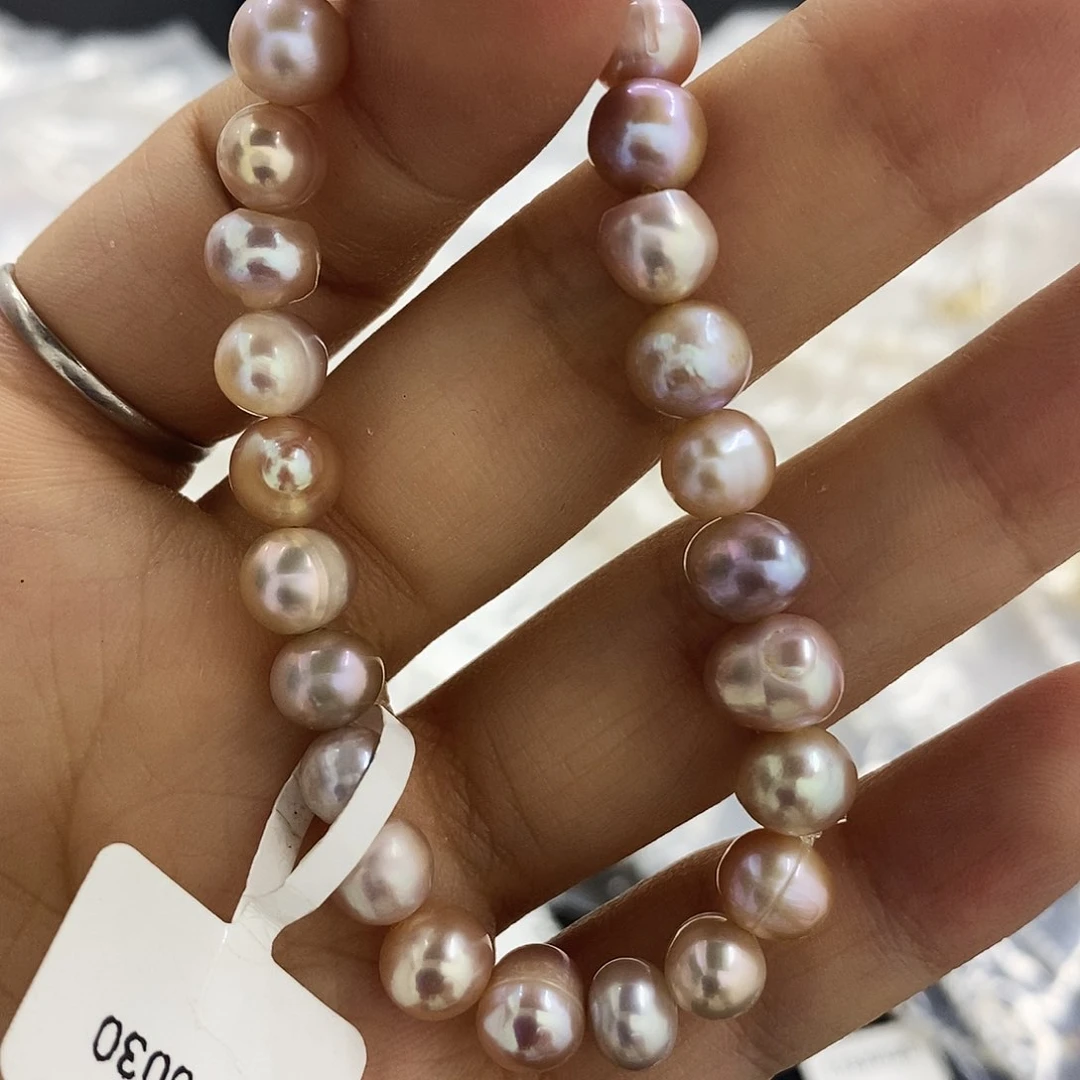 淡水珍珠手绳银S925镶嵌