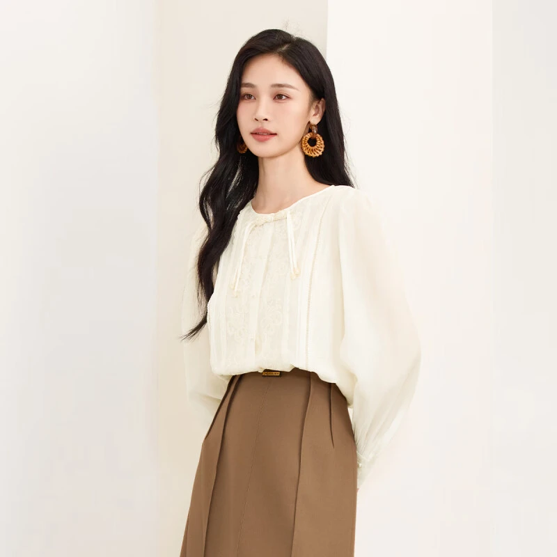 【达人专属】佳人苑雪纺衫女J412018