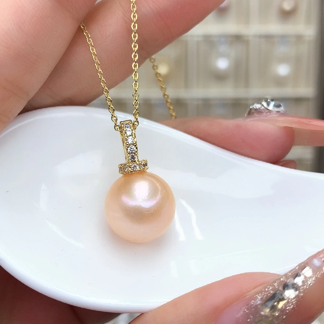 淡水珍珠合金颈饰