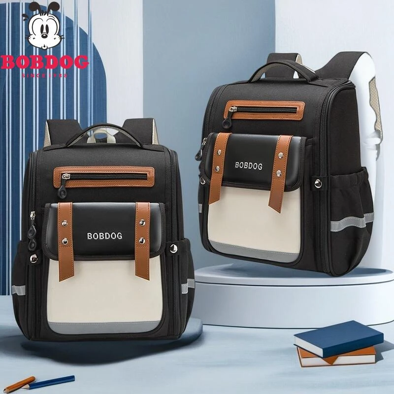 巴布豆一二年级男童云朵书包小学生1-34-6大容量减负护脊超轻女孩