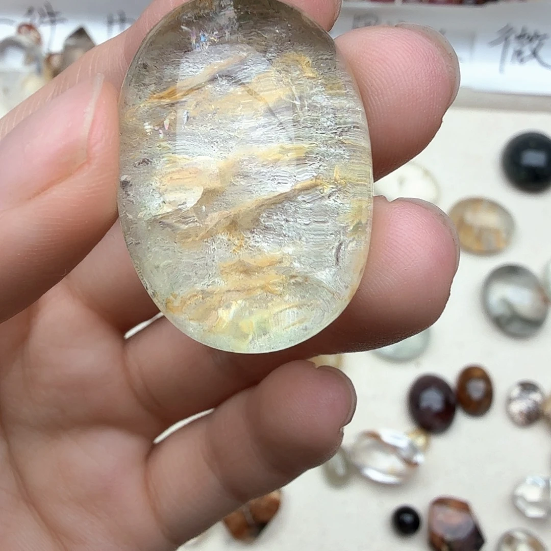 ****皮水晶珠宝半成品未镶嵌