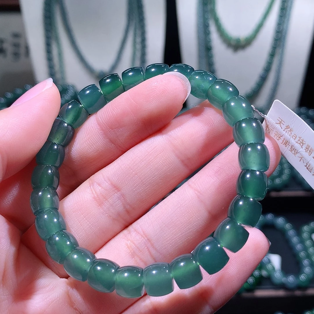 未镶嵌手链翡翠天然a货翡翠手串