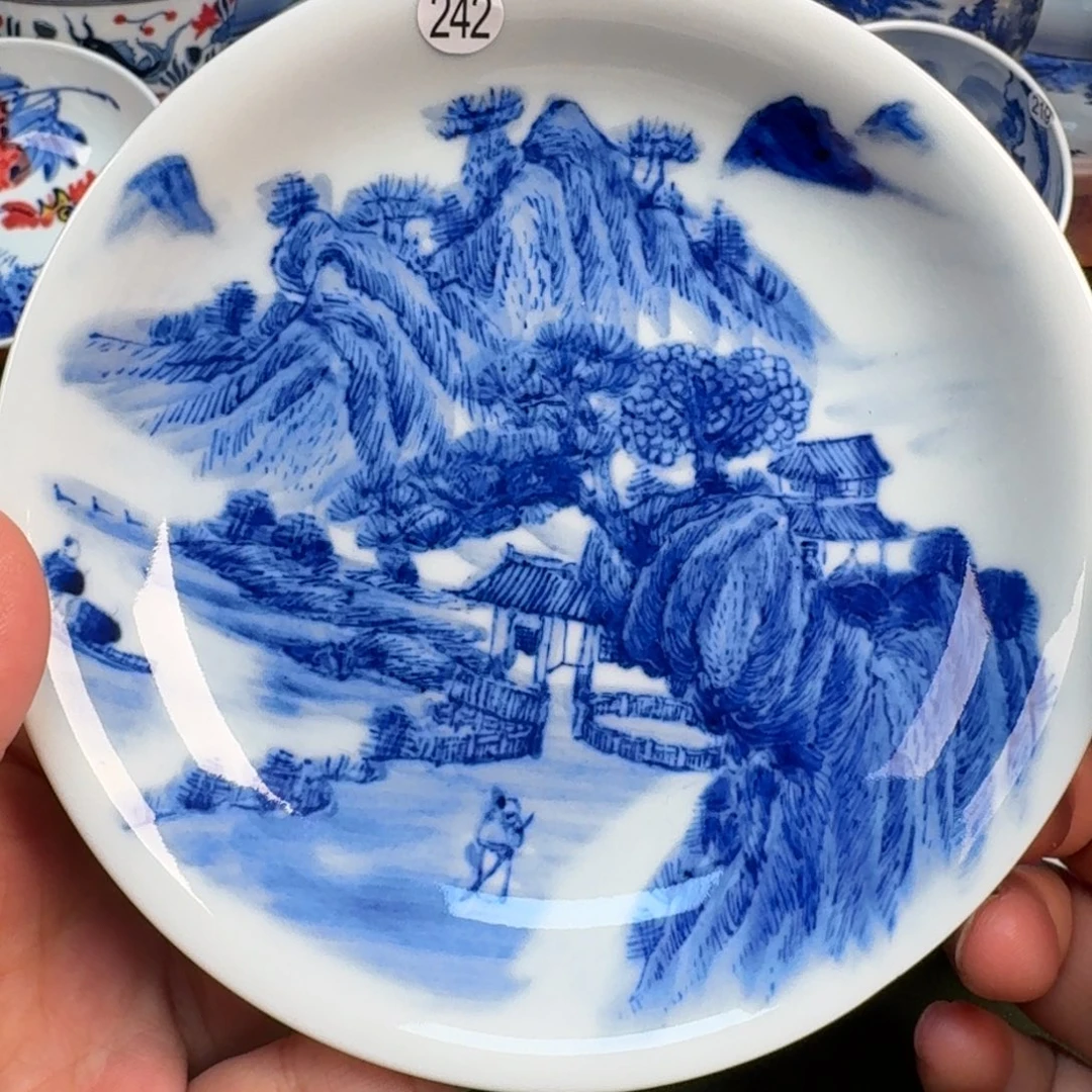 景德镇纯手绘茶具圆圆242