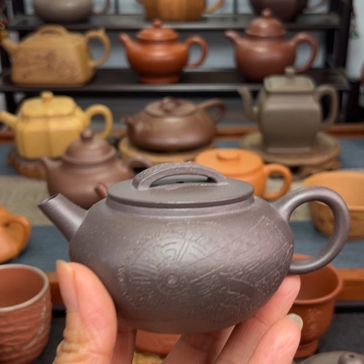 党***茶壶紫砂手工制作