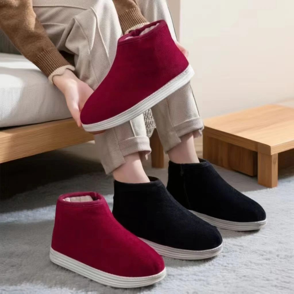 2025冬季男女棉鞋防滑加绒加厚保暖鞋运动鞋底升级款雪地棉鞋