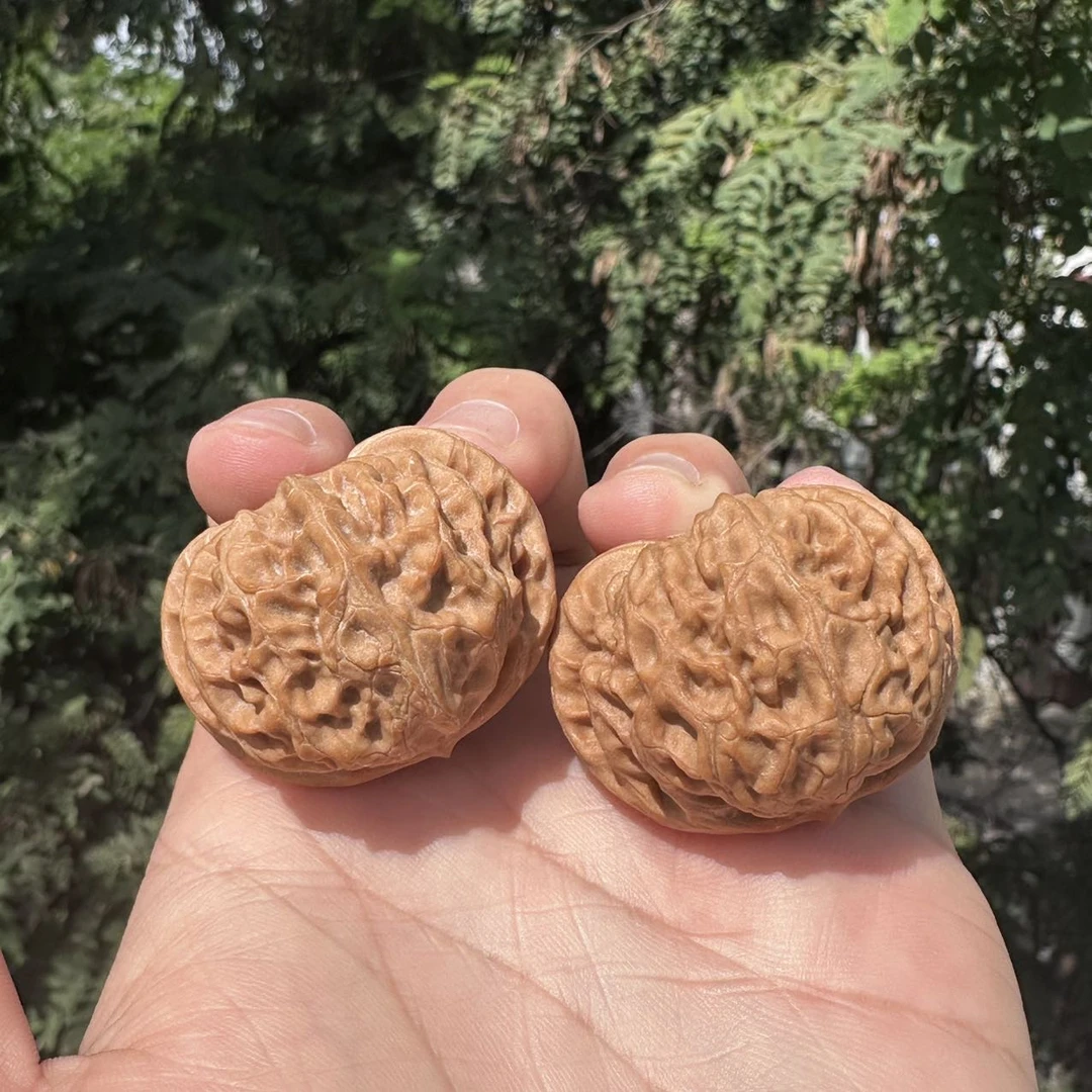 【老胡严选】4  G69186-宫灯狮子头核桃-40mm-