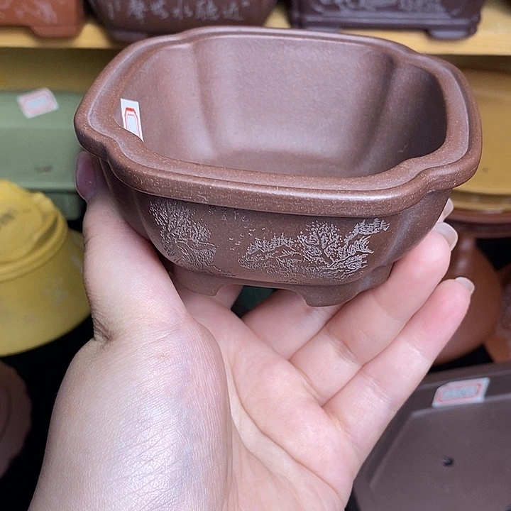 宜兴紫砂精品花盆