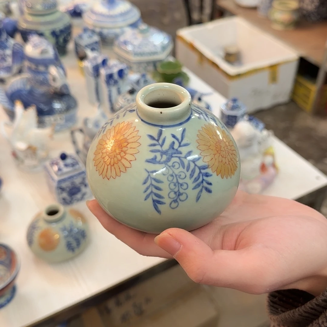 陶陶瓷，默认微瑕，介意勿拍。