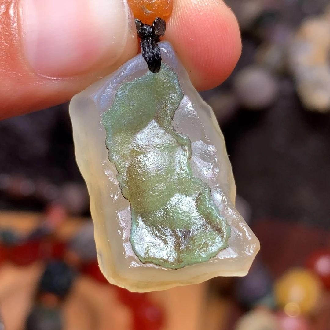 未镶嵌玛瑙/玉髓珠宝半成品