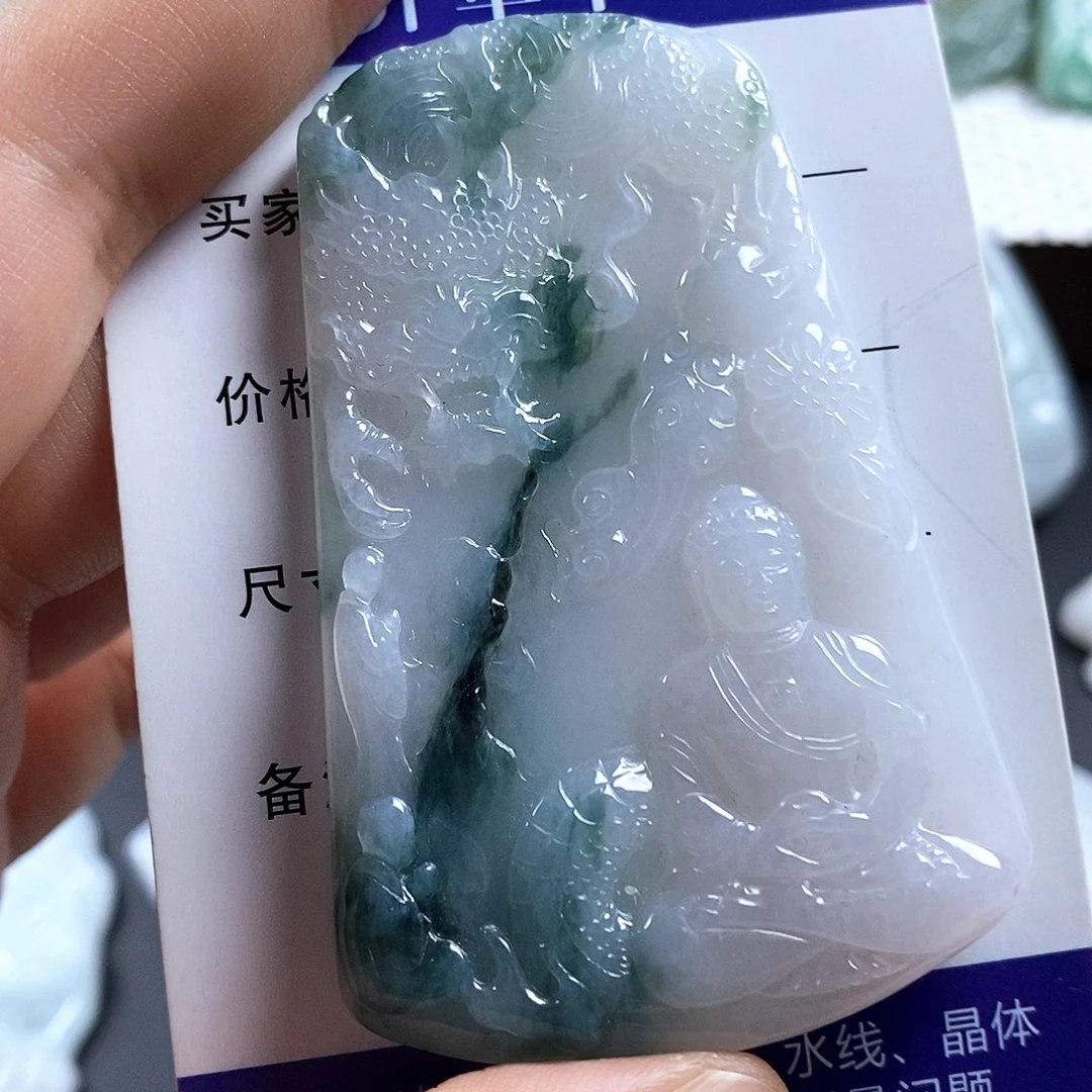 富***生翡翠未镶嵌颈饰翡翠