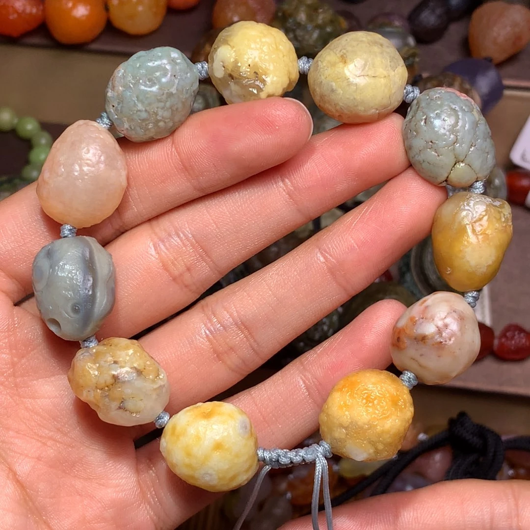 未镶嵌玛瑙/玉髓珠宝半成品