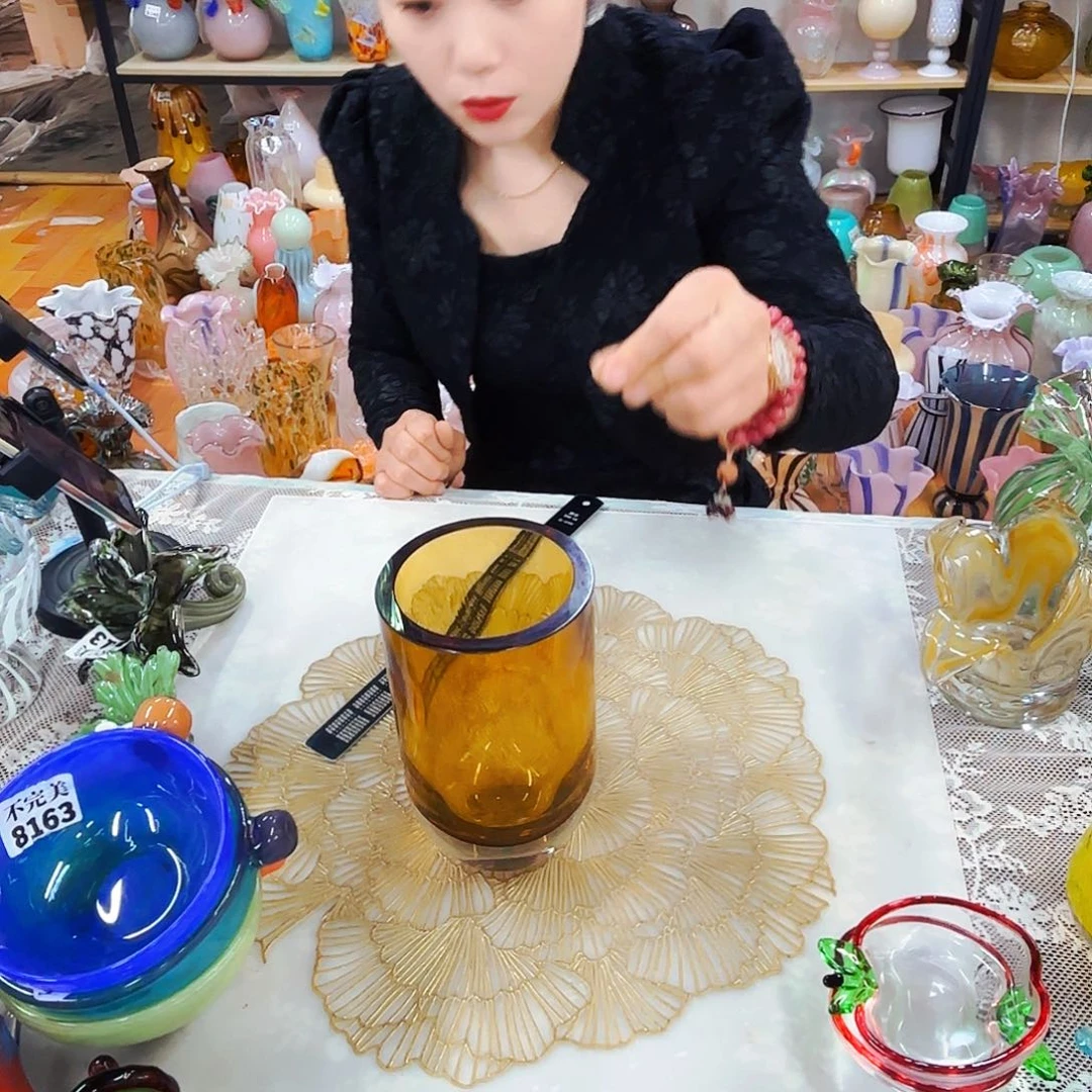 早***乖琉璃安妮琉璃花瓶艺术品不完美
