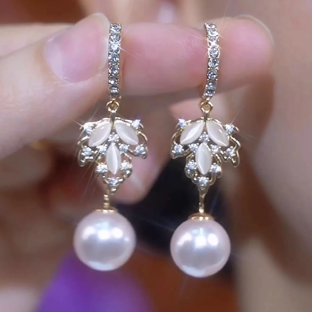 铜合金耳饰 气质轻奢百搭简约优雅精致网红设计师耳环F3087