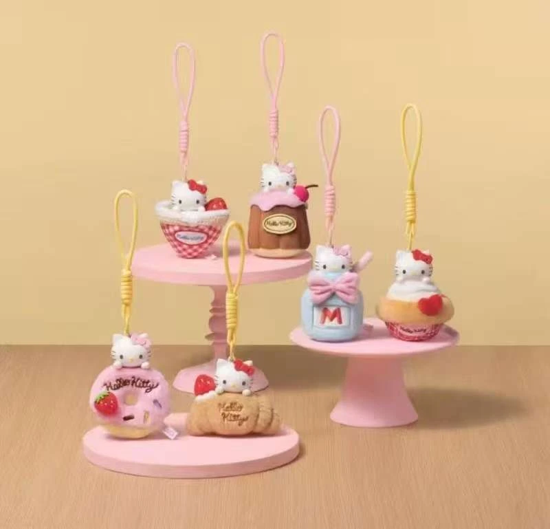 崽【拆盒】HelloKitty甜蜜工坊香薰盲盒毛绒礼物公仔挂件