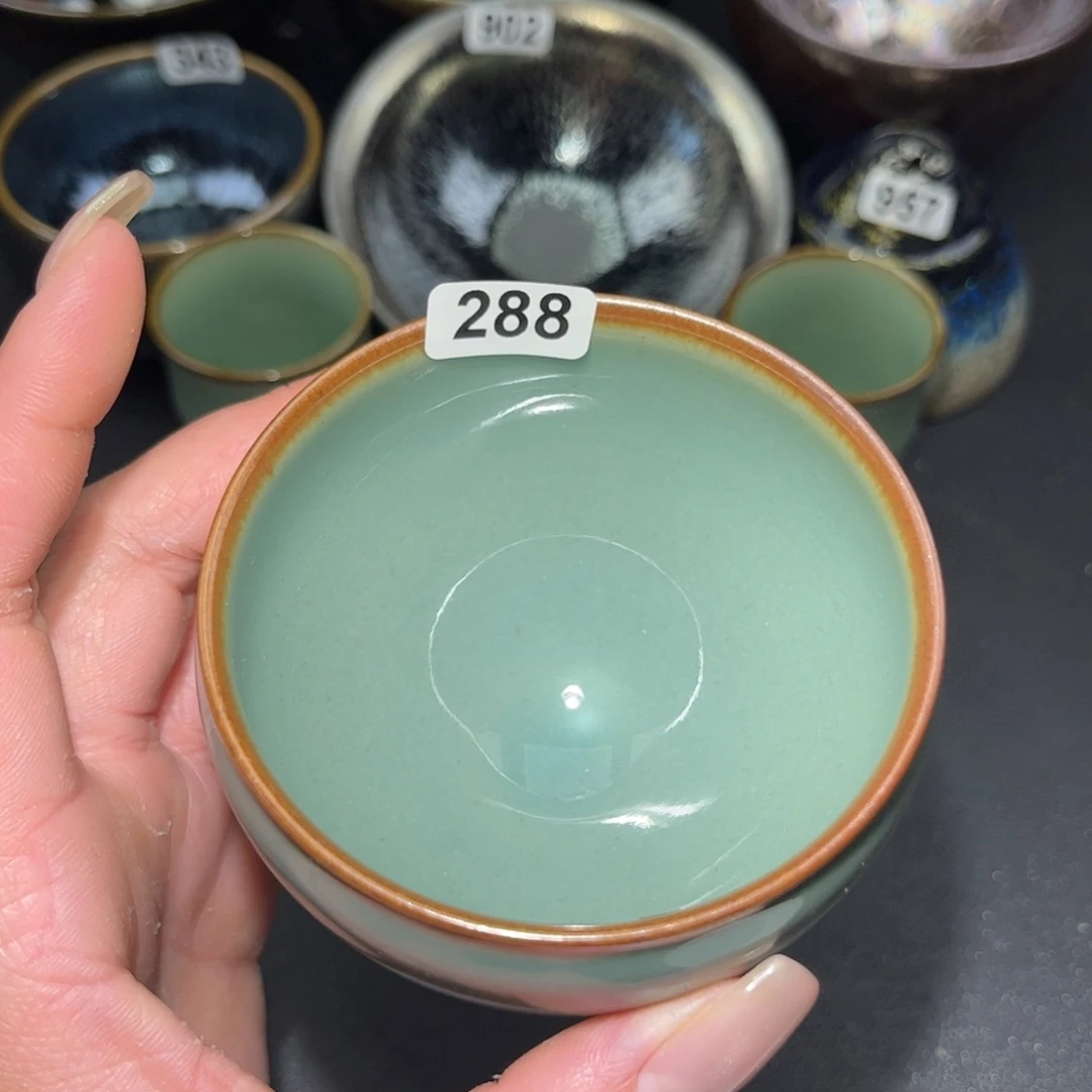 茶盏288 建盏单盏放大漏……