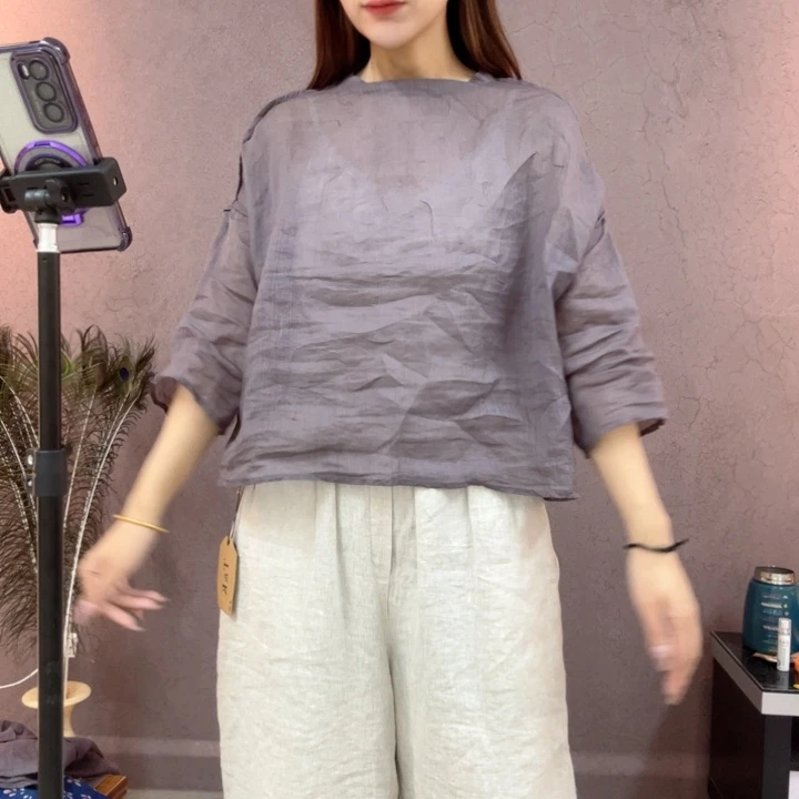 苎麻6505百搭时尚