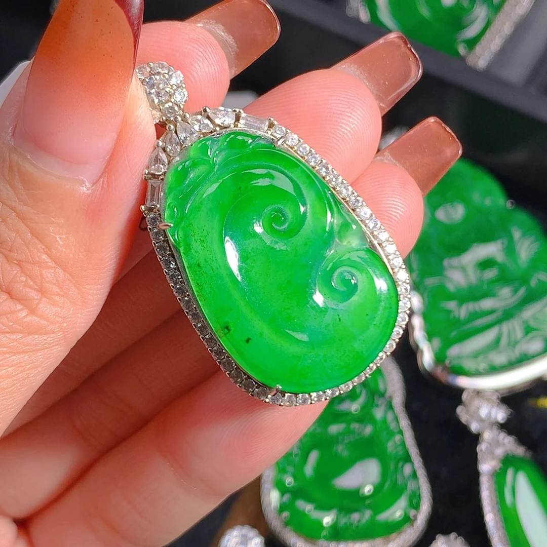 翡翠吊坠(不含链)未镶嵌