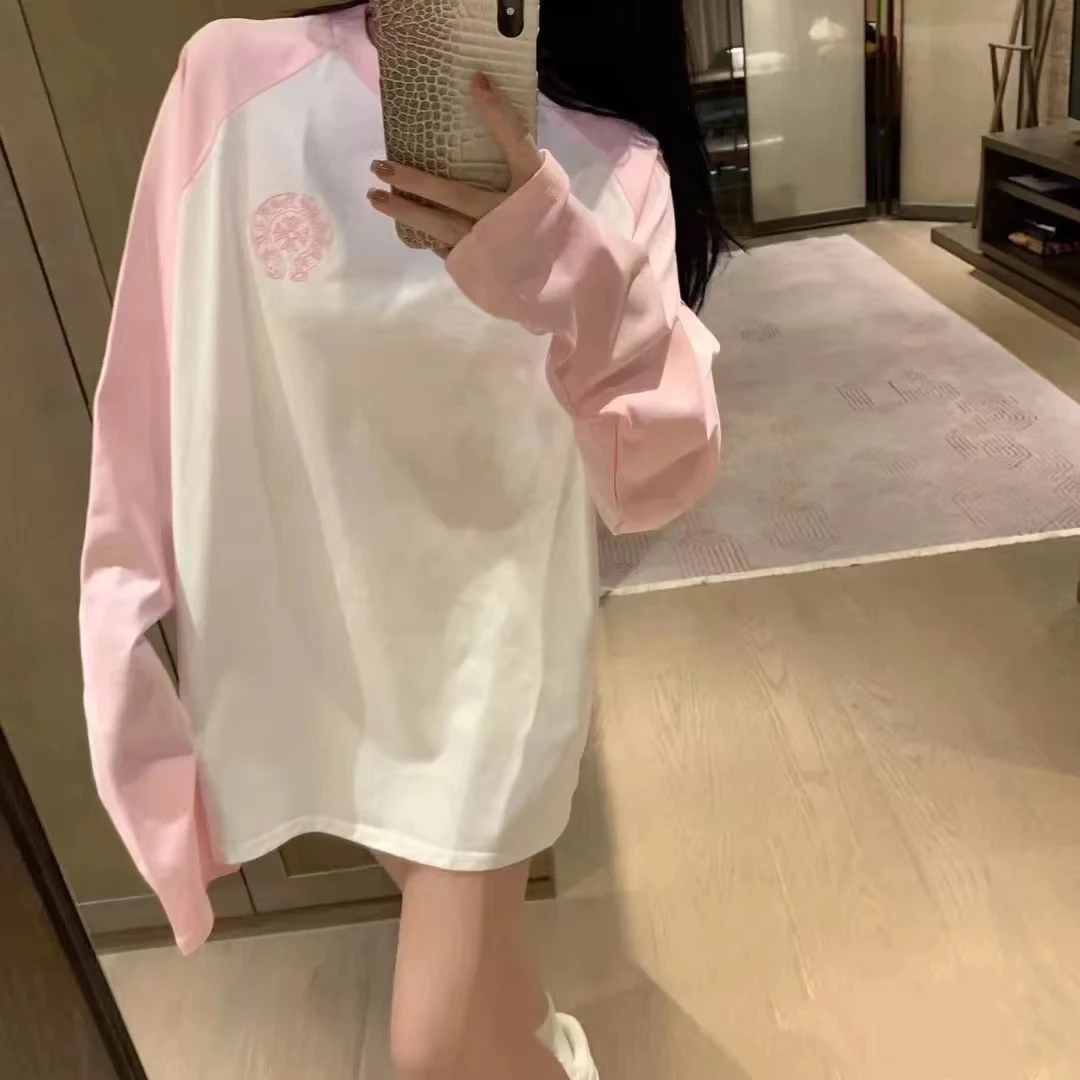 Y3早秋款潮牌拼接T女款长款字母长款T恤2669