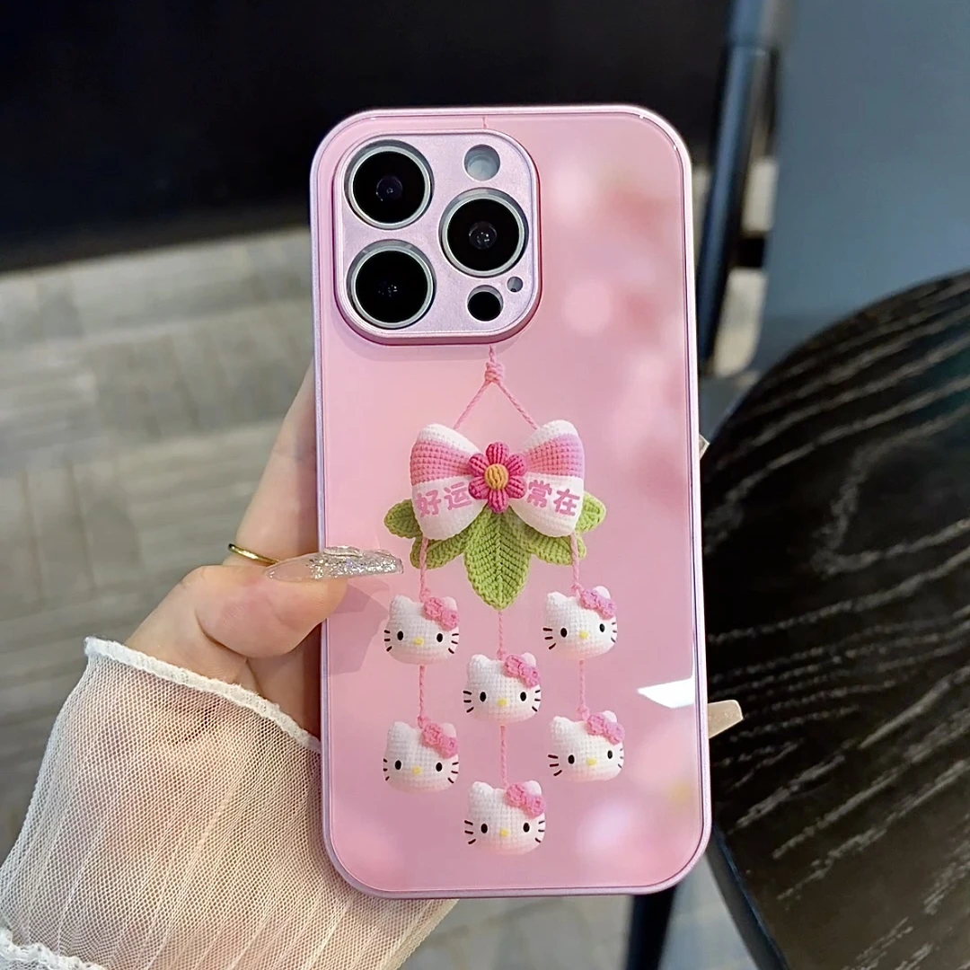 苹果/华为/oppo/vivo/小米 好运常在适用iPhone17/16玻璃手机壳