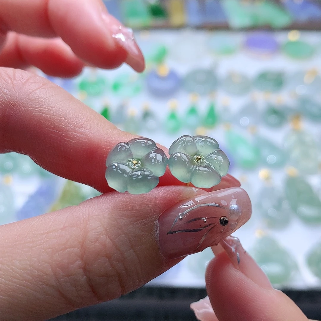 翡翠颈饰未镶嵌c**o翡翠