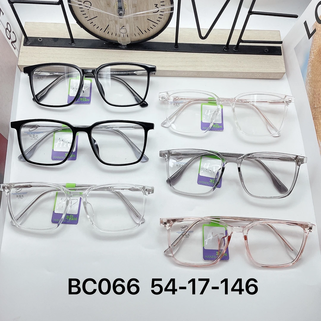 板材插芯腿网红防蓝光款眼镜框黑框