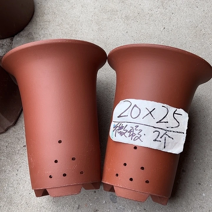 紫砂花盆宜兴紫砂花盆源头2只