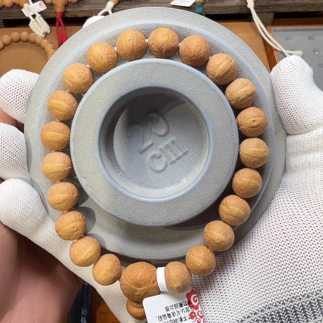 凤眼菩提手串11.8-12mm高山树铁心籽