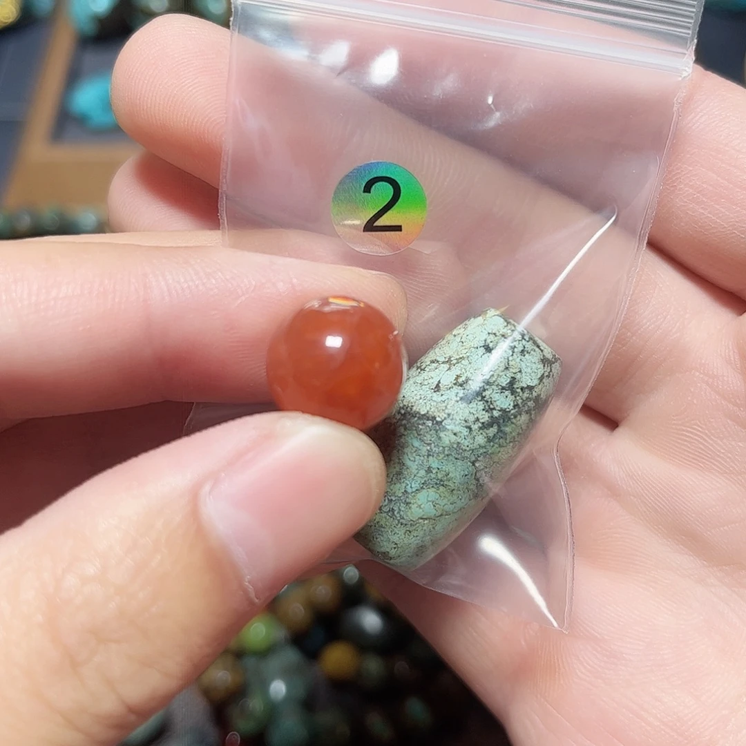 赵****未镶嵌圆珠桶珠老型手串！！玛瑙/玉髓
