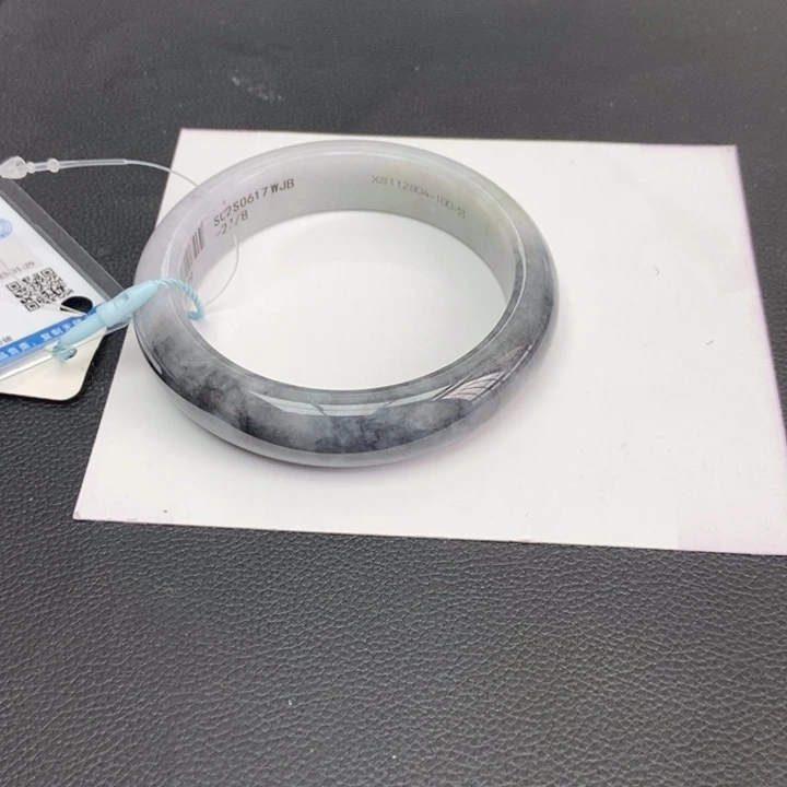 翡翠手镯未镶嵌姜****：58-59正圈