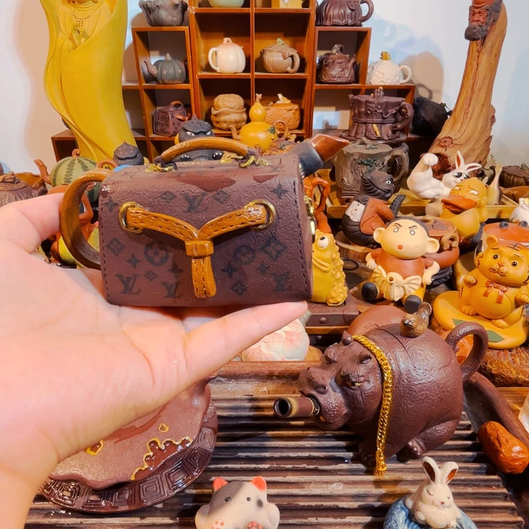 茶壶红泥自****儿纯手工制作过程就是