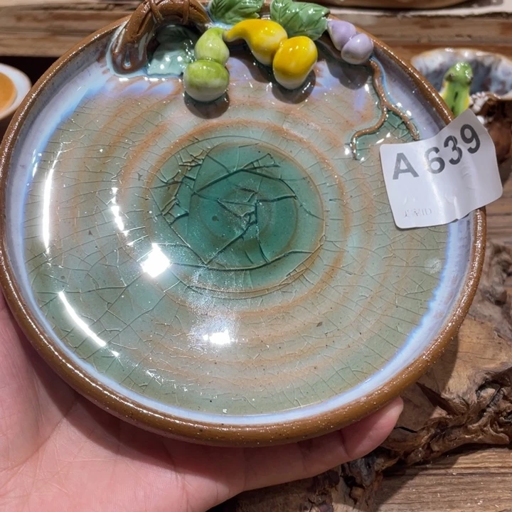 新品柴烧茶具茶杯青蛙仿生器