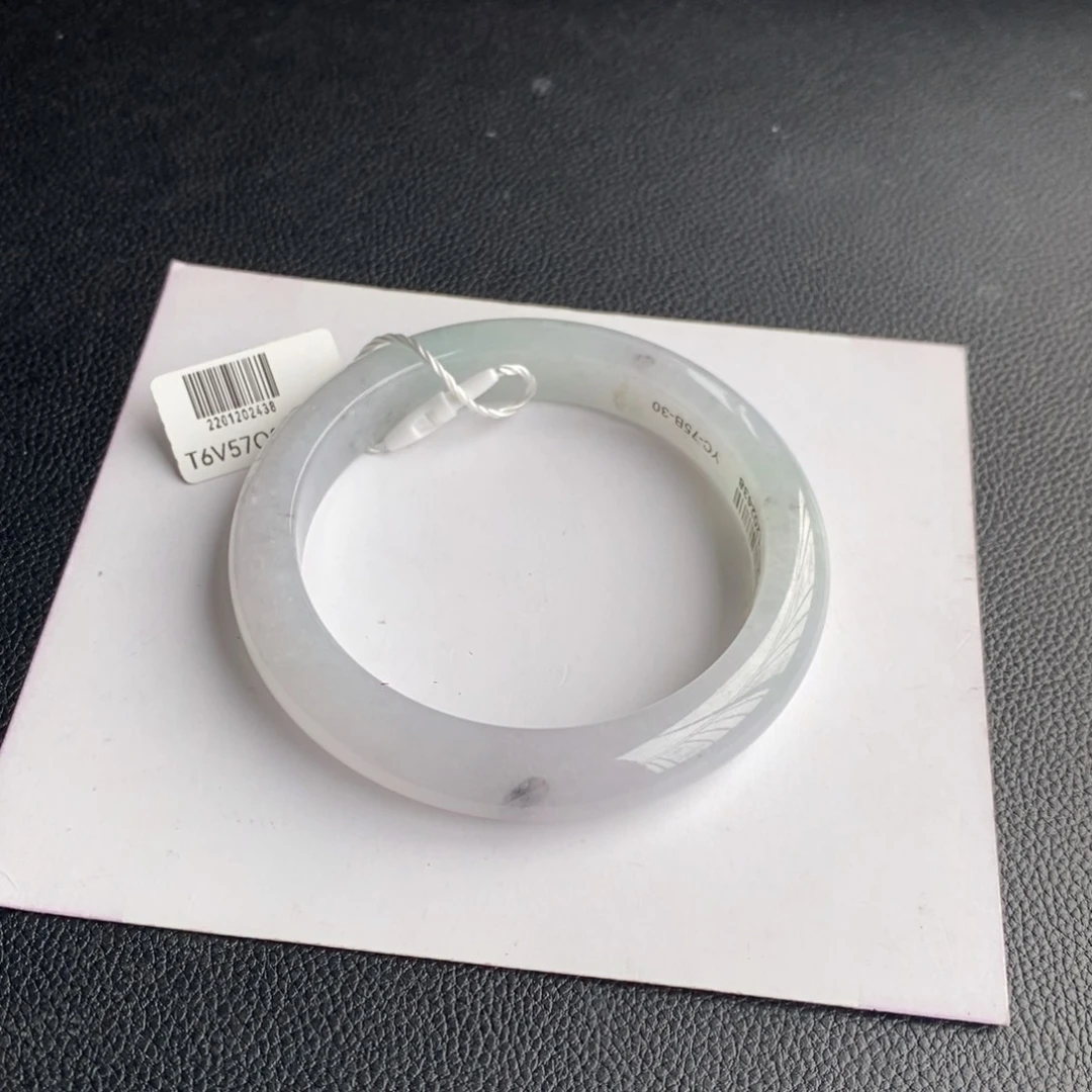 翡翠未镶嵌手镯4号57-58正圈