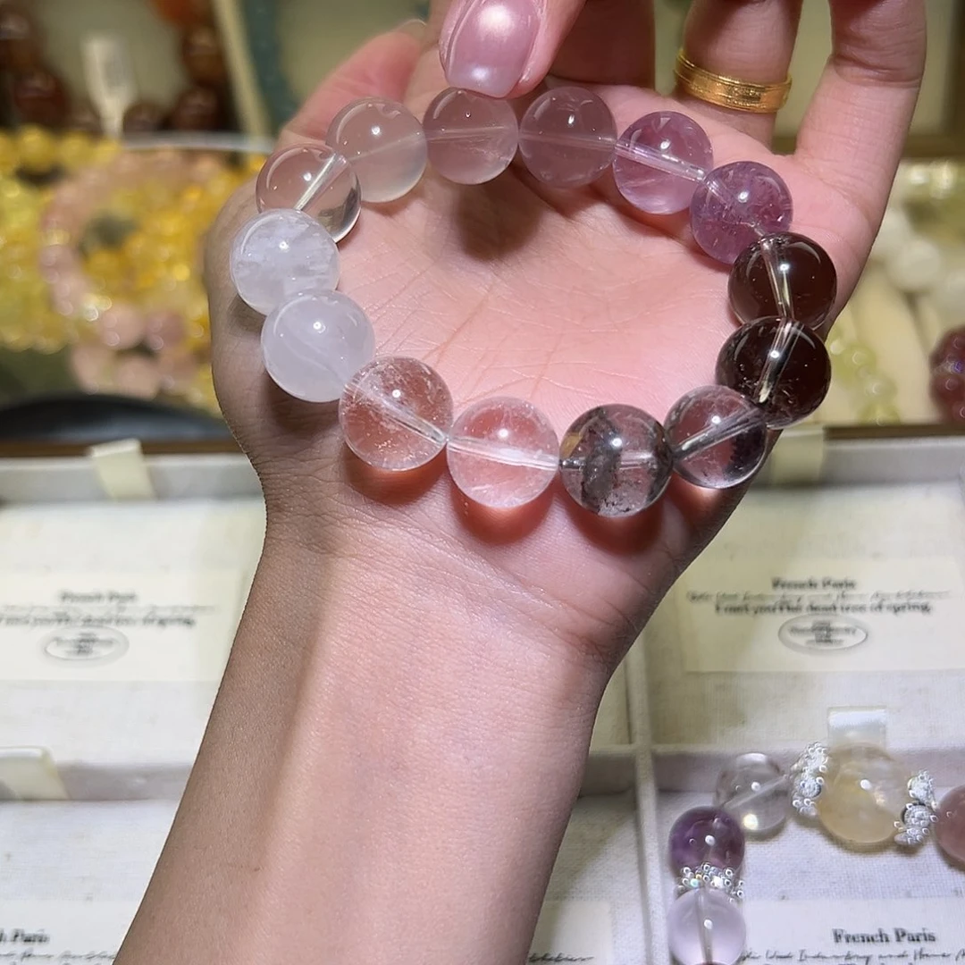 水晶手链未镶嵌S**F12.首单九折 48小时鉴赏